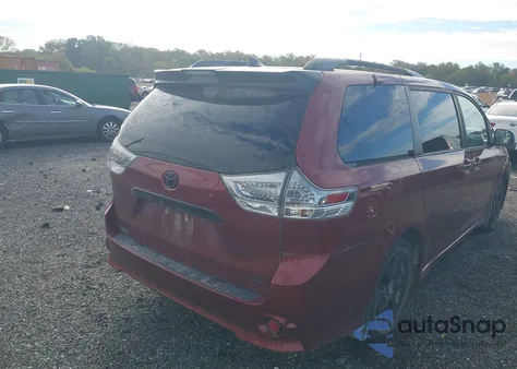 2020 Toyota Sienna Se from USA, damaged, VIN 5TDXZ3DC2LS049597